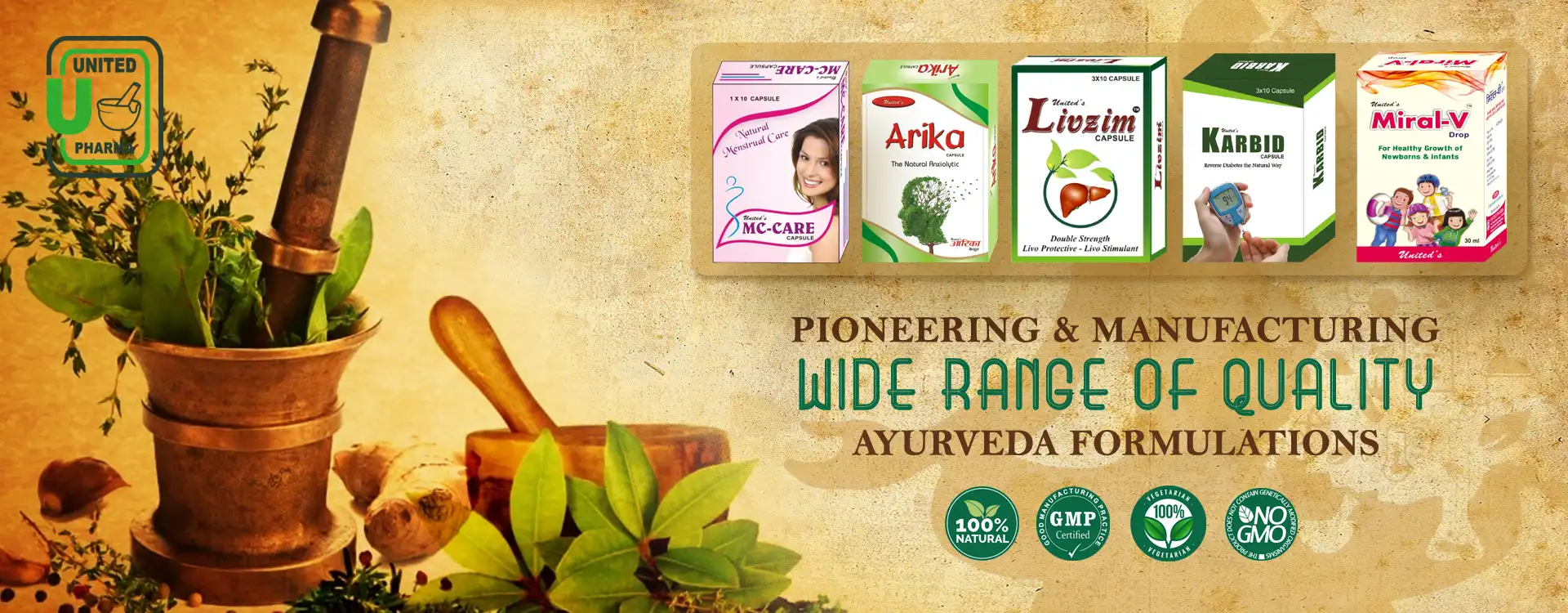 Heal the world with the power of Ayurveda - United Pharma, Kanpur, India